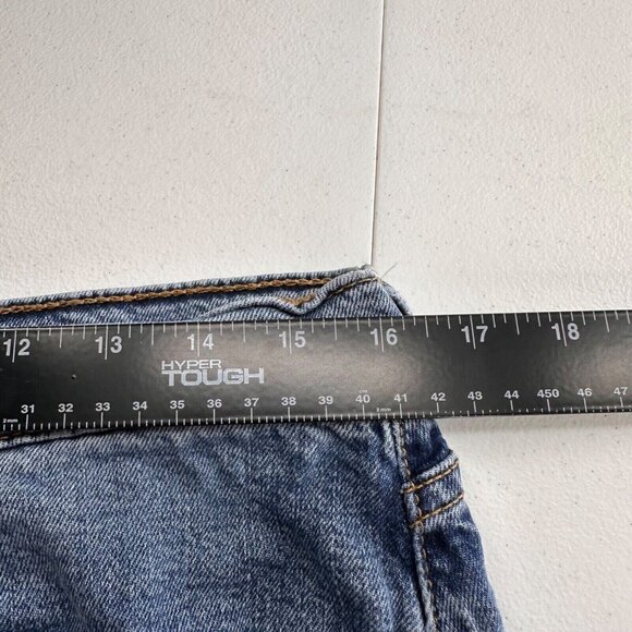 Levis Mens 502 Regular Taper Jeans W32 L31 Blue Denim Classic Vintage Relaxed - Picture 3 of 11